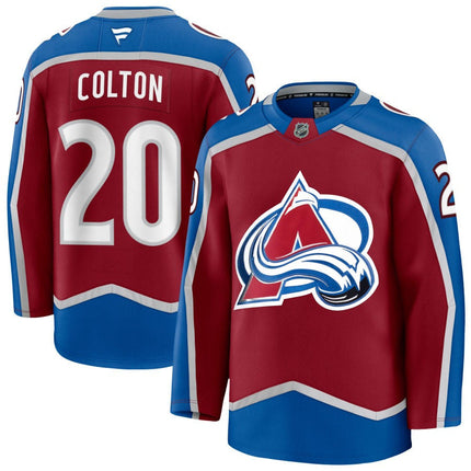 Ross Colton Colorado Avalanche 2025 Burgundy Home Premium Jersey