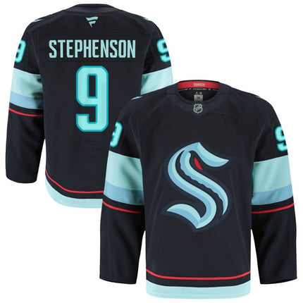 Chandler Stephenson Seattle Kraken 2025 Home Premium Jersey - Blue