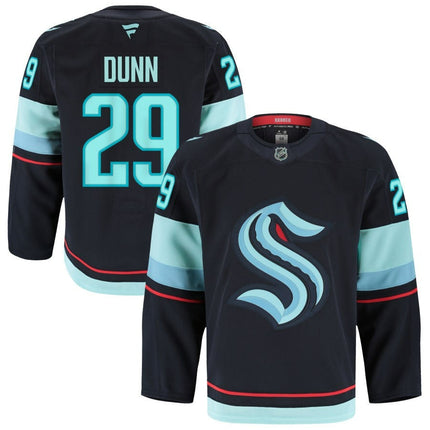 Vince Dunn Seattle Kraken 2025 Home Premium Jersey - Blue