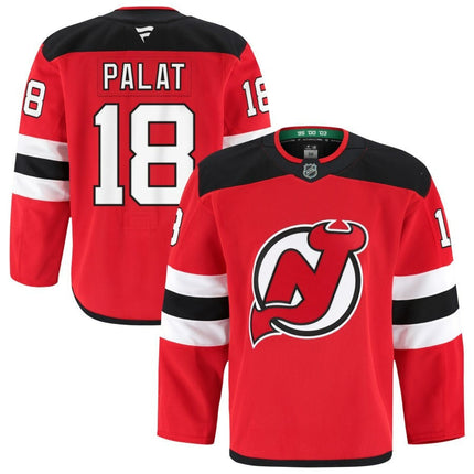 Ondrej Palat New Jersey Devils 2025 Home Pro Jersey - Red