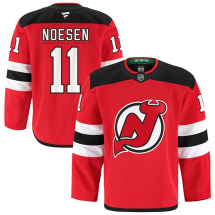 Stefan Noesen New Jersey Devils 2025 Home Pro Jersey - Red