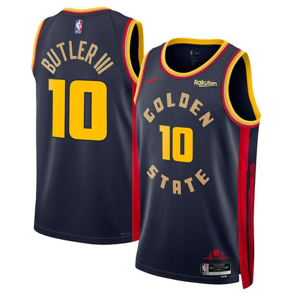 Jimmy Butler III Golden State Warriors 2025 Badged Swingman Jersey - Black
