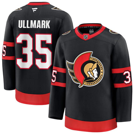 Linus Ullmark Ottawa Senators 2025 Premium Home Jersey - Black