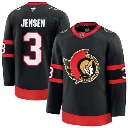 Nick Jensen Ottawa Senators 2025 Premium Home Jersey - Black