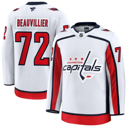 Anthony Beaullier Washington Capitals 2025 Away Premium Jersey - White