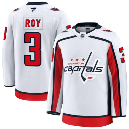Matt Roy Washington Capitals 2025 Away Premium Jersey - White
