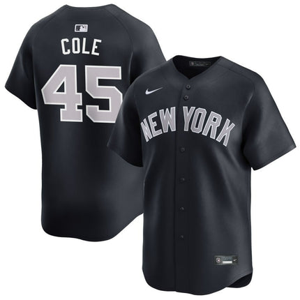 Gerrit Cole New York Yankees 2025 Alternate Limited Player Jersey - Black