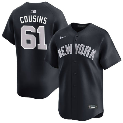 Jake Cousins New York Yankees 2025 Alternate Limited Player Jersey - Black