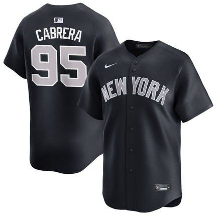 Oswaldo Cabrera New York Yankees 2025 Alternate Limited Player Jersey - Black