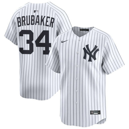 J.T Brubaker New York Yankees 2025 Home Limited Player Jersey - White