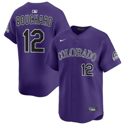 Sean Bouchard Colorado Rockies 2025 Alternate Limited Jersey - Purple
