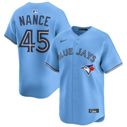 Tommy Nance Toronto Blue Jays 2025 Alternate Limited Jersey - Light Blue