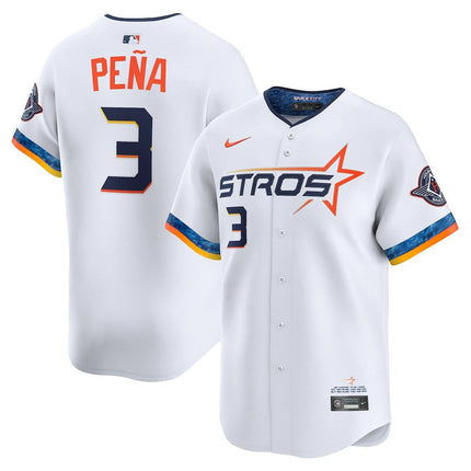 Jeremy Pena Houston Astros 2025 City Connect Limited Jersey - White