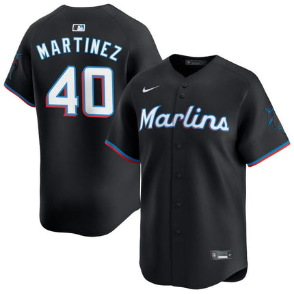 Seth Martinez Miami Marlins 2025 Alternate Limited Jersey – Black