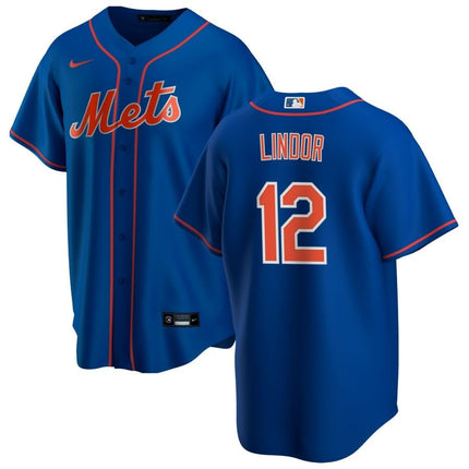 Francisco Lindor New York Mets 2025 Alternate Replica Jersey - Royal