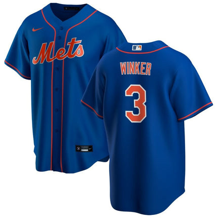 Jesse Winker New York Mets 2025 Alternate Replica Jersey - Royal
