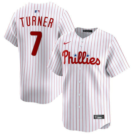 Trea Turner Philadelphia Phillies 2025 Home Limited Jersey - White