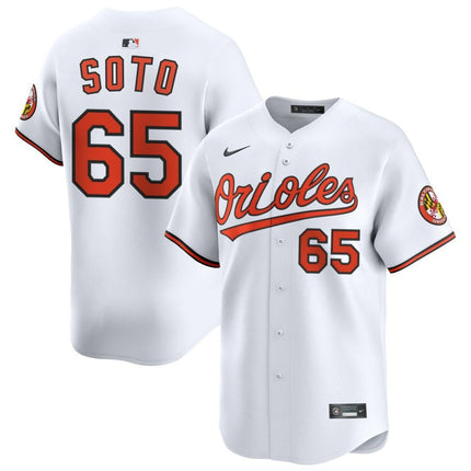 Greggory Soto Baltimore Orioles 2025 Home Limited Jersey - White