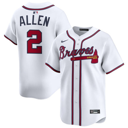 Nick Allen Atlanta Braves 2025 Home Limited Jersey - White