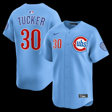 Kyle Tucker Chicago Cubs 2025 Blues Alternate Limited Jersey - Blue