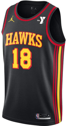 Mouhamed Gueye Atlanta Hawks 2025 Statement Edition Swingman Jersey - Black