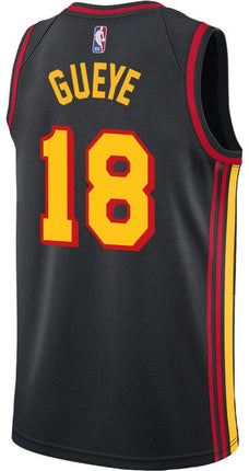 Mouhamed Gueye Atlanta Hawks 2025 Statement Edition Swingman Jersey - Black