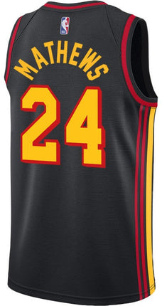 Garrison Mathews Atlanta Hawks 2025 Statement Edition Swingman Jersey - Black