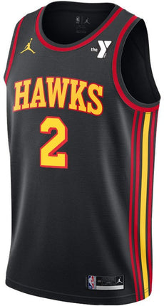 Keaton Wallace Atlanta Hawks 2025 Statement Edition Swingman Jersey - Black