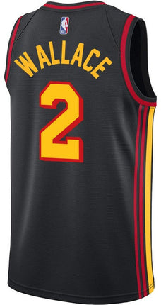 Keaton Wallace Atlanta Hawks 2025 Statement Edition Swingman Jersey - Black