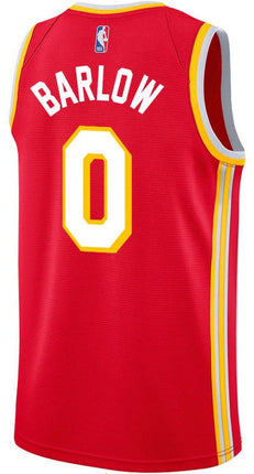 Dominick Barlow Atlanta Hawks 2025 Icon Edition Swingman Jersey - Red