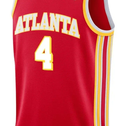 Kobe Bufkin Atlanta Hawks 2025 Icon Edition Swingman Jersey - Red