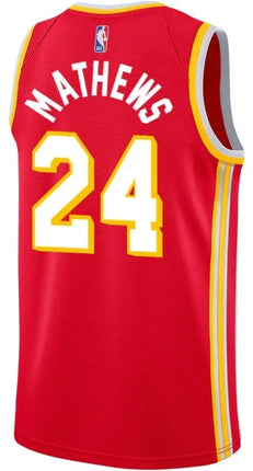 Garrison Mathews Atlanta Hawks 2025 Icon Edition Swingman Jersey - Red