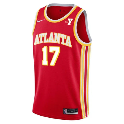 Onyeka Okongwu Atlanta Hawks 2025 Icon Edition Swingman Jersey - Red