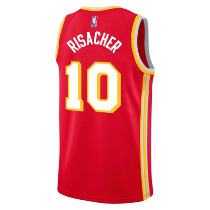 Zaccharie Risacher Atlanta Hawks 2025 Icon Edition Swingman Jersey - Red