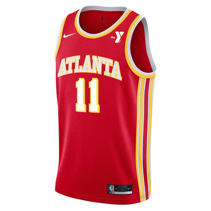 Trae Young Atlanta Hawks 2025 Icon Edition Swingman Jersey - Red