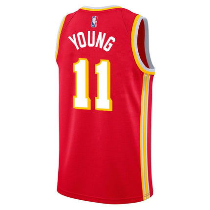 Trae Young Atlanta Hawks 2025 Icon Edition Swingman Jersey - Red