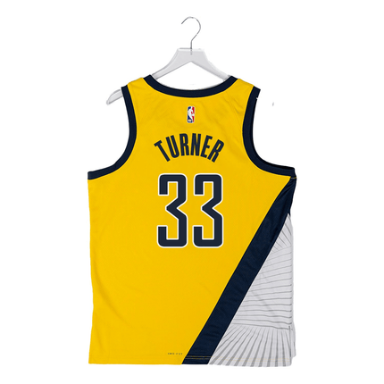 Myles Turner Indiana Pacers 2025 Statement Swingman Jersey - Yellow