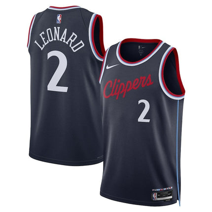 Kawhi Leonard Los Angeles Clippers 2025 Icon Edition Swingman Jersey - Navy