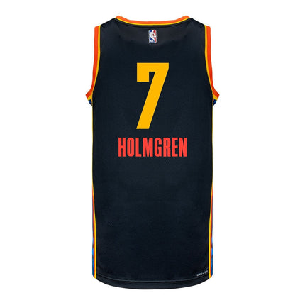 Chet Holmgren Oklahoma City Thunder 2025 City Edition Swingman Jersey - Black