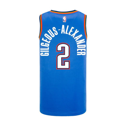 Shai Gilgeous-Alexander Oklahoma City Thunder 2025 Icon Swingman Jersey - Blue