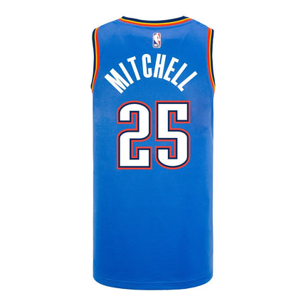 Ajay Mitchell Oklahoma City Thunder 2025 Icon Swingman Jersey - Blue