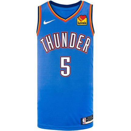 Luguentz Dort Oklahoma City Thunder 2025 Icon Swingman Jersey - Blue