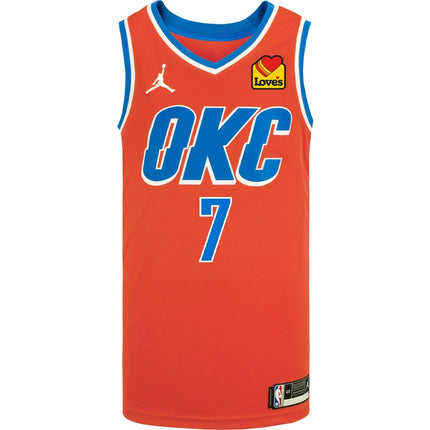 Chet Holmgren Oklahoma City Thunder 2025 Statement Swingman Jersey - Orange