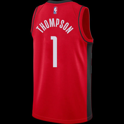 Amen Thompson Houston Rockets 2025 Icon Edition Swingman Jersey - Red