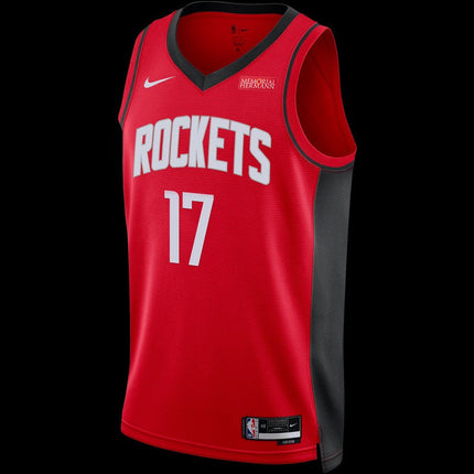Tari Eason Houston Rockets 2025 Icon Edition Swingman Jersey - Red