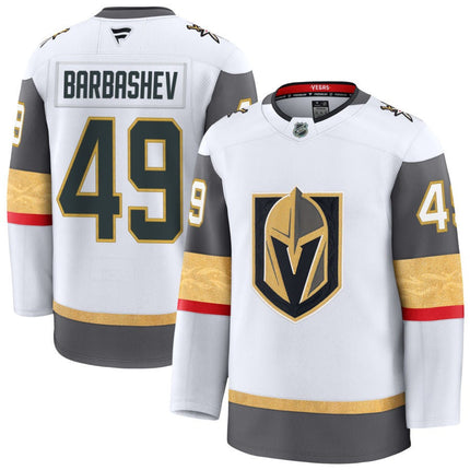 Ivan Barbashev Vegas Golden Knights 2025 Away Premium White Jersey