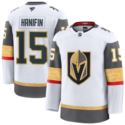 Noah Hanifin Vegas Golden Knights 2025 Away Premium White Jersey