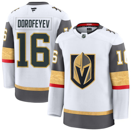 Pavel Dorofeyev Vegas Golden Knights 2025 Away Premium White Jersey