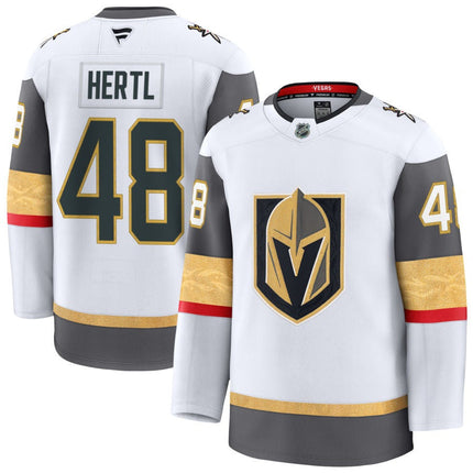 Tomas Hertl Vegas Golden Knights 2025 Away Premium White Jersey