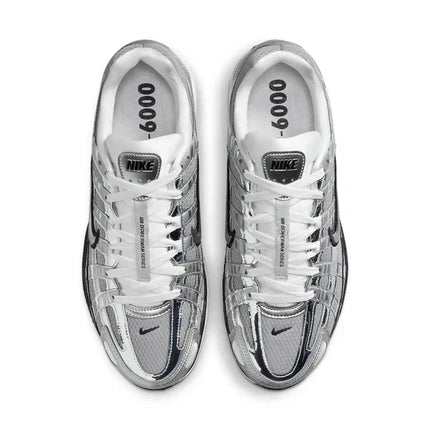 Men's Nike Pâ€'6000 Metallic Silver Shoes